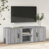 TV staliukas Televizoriaus spintelė, pilka ąžuolo, 100x31,5x35cm, mediena