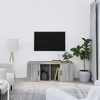 TV staliukas Televizoriaus spintelė, pilka ąžuolo, 100x35x40cm, mediena