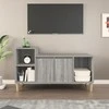 TV staliukas Televizoriaus spintelė, pilka ąžuolo, 100x35x55cm, mediena