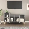 TV staliukas Televizoriaus spintelė, pilka ąžuolo, 100x35x55cm, mediena