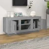 TV staliukas Televizoriaus spintelė, pilka ąžuolo, 102x35x45cm, mediena