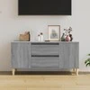 TV staliukas Televizoriaus spintelė, pilka ąžuolo, 102x44,5x50cm, mediena
