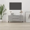 TV staliukas Televizoriaus spintelė, pilka ąžuolo, 102x44,5x50cm, mediena