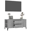 TV staliukas Televizoriaus spintelė, pilka ąžuolo, 102x44,5x50cm, mediena
