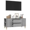 TV staliukas Televizoriaus spintelė, pilka ąžuolo, 102x44,5x50cm, mediena