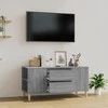 TV staliukas Televizoriaus spintelė, pilka ąžuolo, 102x44,5x50cm, mediena