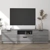TV staliukas Televizoriaus spintelė, pilka ąžuolo, 140x35x40cm, mediena