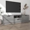 TV staliukas Televizoriaus spintelė, pilka ąžuolo, 140x35x40cm, mediena