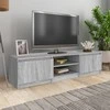 TV staliukas Televizoriaus spintelė, pilka ąžuolo, 140x40x35,5cm, mediena