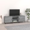 TV staliukas Televizoriaus spintelė, pilka ąžuolo, 150x30x50cm, mediena