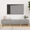 TV staliukas Televizoriaus spintelė, pilka ąžuolo, 150x34,5x30cm, mediena