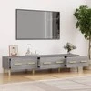 TV staliukas Televizoriaus spintelė, pilka ąžuolo, 150x34,5x30cm, mediena