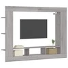 TV staliukas Televizoriaus spintelė, pilka ąžuolo, 152x22x113cm, mediena