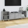 TV staliukas Televizoriaus spintelė, pilka ąžuolo, 160x35x55cm, mediena