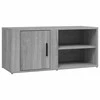 TV staliukas Televizoriaus spintelė, pilka ąžuolo, 80x31,5x36cm, mediena