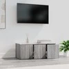 TV staliukas Televizoriaus spintelė, pilka ąžuolo, 80x34x30cm, mediena
