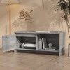 TV staliukas Televizoriaus spintelė, pilkos ąžuolo spalvos, 90x35x40cm, MDP