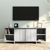 TV staliukas Televizoriaus spintelė, pilkos ąžuolo spalvos, 130x35x50cm, MDP