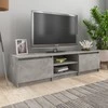 TV staliukas Televizoriaus spintelė, betono, 140x40x35,5cm, apdirbta mediena