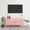 TV staliukas Televizoriaus spintelė, rožinė, 105x35x50cm, plienas