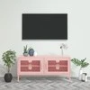 TV staliukas Televizoriaus spintelė, rožinė, 105x35x50cm, plienas