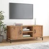 TV staliukas Televizoriaus spintelė, ruda, 110x35x48cm, pušies masyvas