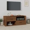 TV staliukas Televizoriaus spintelė, ruda ąžuolo, 100x35x40cm, mediena