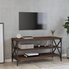 TV staliukas Televizoriaus spintelė, ruda ąžuolo, 100x40x50cm, mediena
