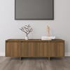 TV staliukas Televizoriaus spintelė, ruda ąžuolo, 120x30x40,5cm, mediena