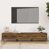 TV staliukas Televizoriaus spintelė, ruda ąžuolo, 150x34,5x30cm, mediena