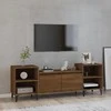 TV staliukas Televizoriaus spintelė, ruda ąžuolo, 160x35x55cm, mediena