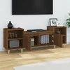 TV staliukas Televizoriaus spintelė, ruda ąžuolo, 160x35x55cm, mediena