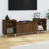 TV staliukas Televizoriaus spintelė, ruda ąžuolo, 160x35x55cm, mediena