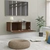 TV staliukas TV spintelė, ruda ąžuolo, 80x30x30cm, apdirbta mediena