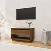 TV staliukas Televizoriaus spintelė, ruda ąžuolo, 70x41x44cm, mediena