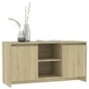 TV staliukas Televizoriaus spintelė, ąžuolo, 102x37,5x52,5cm, mediena