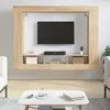 TV staliukas Televizoriaus spintelė, sonoma ąžuolo, 152x22x113cm, mediena