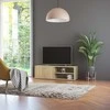 TV staliukas Televizoriaus spintelė, ąžuolo, 120x34x37cm, apdirbta mediena