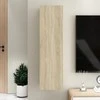 TV staliukas Televizoriaus spintelė, ąžuolo, 30,5x30x110cm, apdirbta mediena