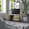TV staliukas Televizoriaus spintelė, ąžuolo, 80x34x36cm, apdirbta mediena