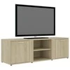 TV staliukas Televizoriaus spintelė, ąžuolo, 120x34x37cm, apdirbta mediena