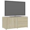 TV staliukas Televizoriaus spintelė, ąžuolo, 80x34x36cm, apdirbta mediena