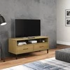 TV staliukas Televizoriaus spintelė su kojomis, ruda, pušies masyvas, OSLO