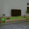 TV staliukas Televizoriaus spintelė su LED apšvietimu, ąžuolo, 290x36,5x40cm