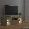 TV staliukas Televizoriaus spintelė su LED apšvietimu, ąžuolo, 120x35x40cm