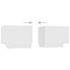 TV staliukas Televizoriaus spintelė su LED apšvietimu, balta, 300x35x40cm