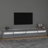 TV staliukas Televizoriaus spintelė su LED, pilka ąžuolo, 270x35x40cm