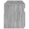 TV staliukas Televizoriaus spintelė su LED, pilka ąžuolo, 120x35x40cm