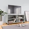 TV staliukas TV spintelė su ratukais, betono, 90x35x35cm, apdirbta mediena