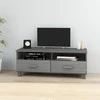 TV staliukas Televizoriaus spintelė HAMAR, tamsiai pilka, 106x40x40cm, pušis